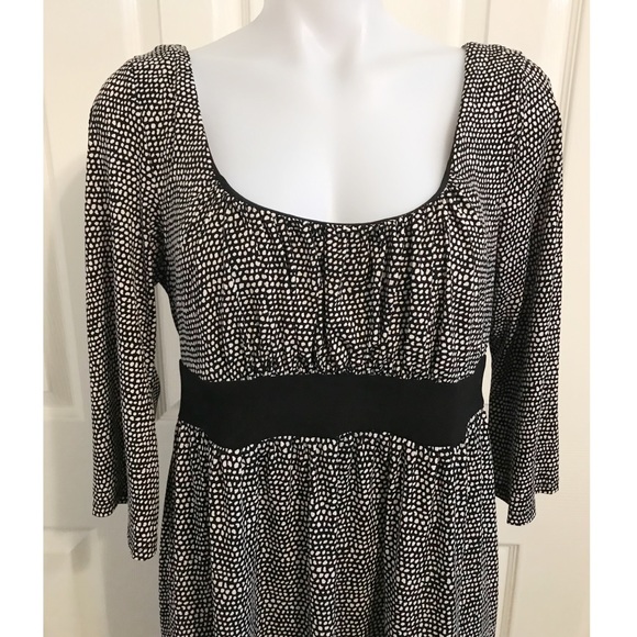 Tiana B, Babydoll Style Patterning Dress - Picture 5 of 7